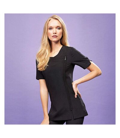 Ladies/womens *camellia* Tunic / Health Beauty & Spa / Workwear Black Premier