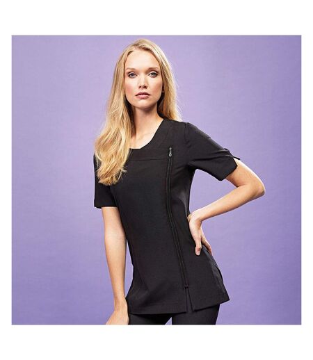 Ladies/womens *camellia* Tunic / Health Beauty & Spa / Workwear Black Premier
