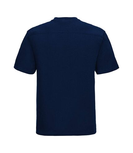 Russell Europe Mens Workwear Short Sleeve Cotton T-Shirt (French Navy)