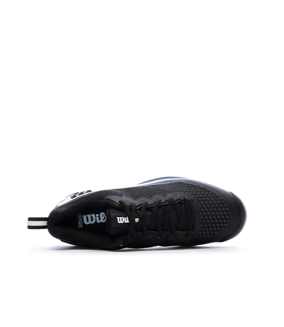 Baskets noires/blanches homme wilson rush-4