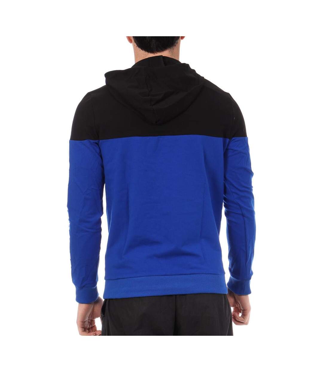 Sweat bleu/noir homme le coq sportif hoody-2