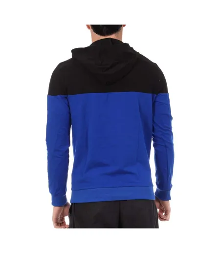 Sweat bleu/noir homme le coq sportif hoody