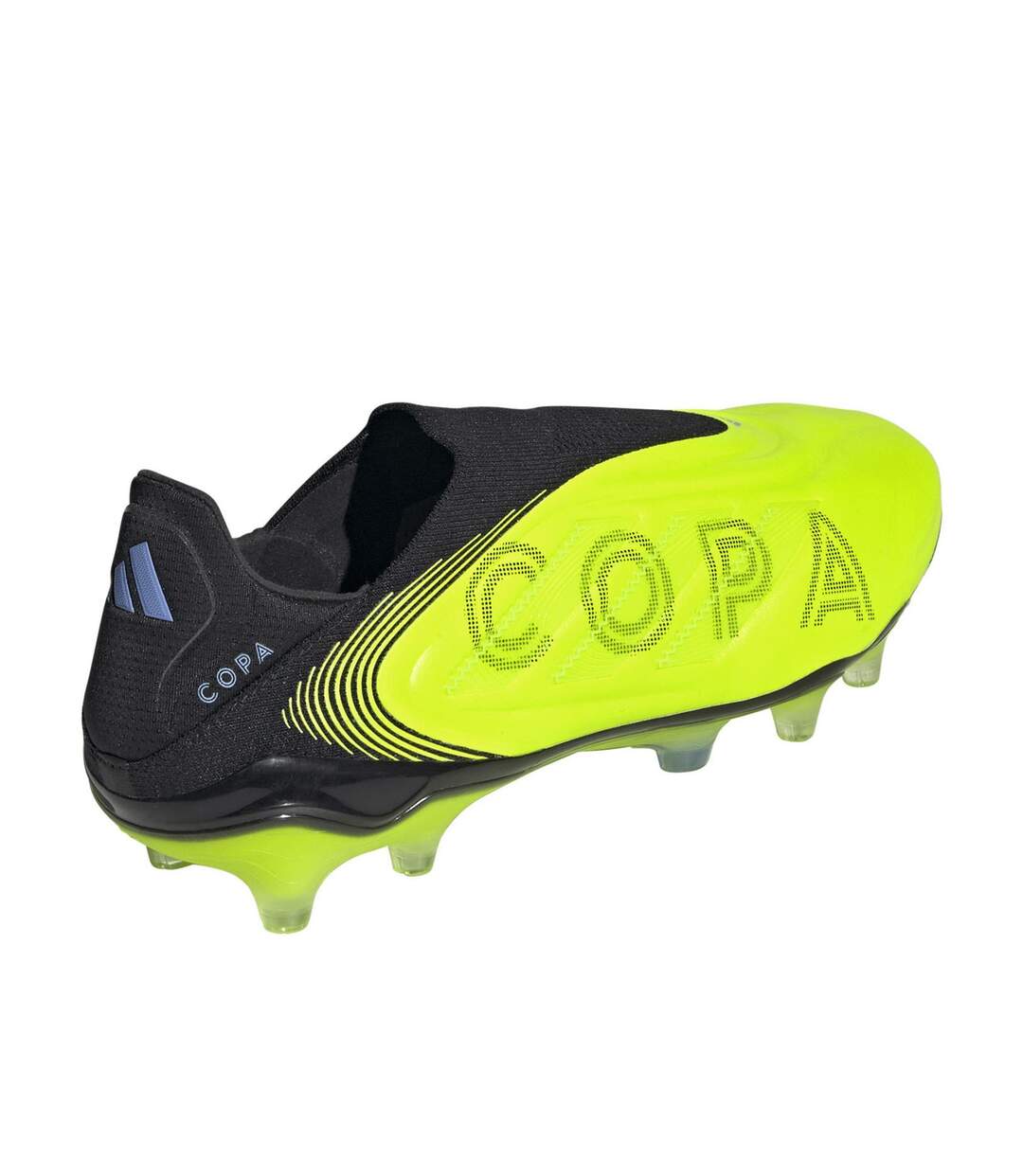 Mens Copa Pure 3 Elite Calf Leather Soft Ground Football Boots Blue Lemon Adidas-2