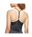 Débardeur court noir  femme nike one tank - l-2