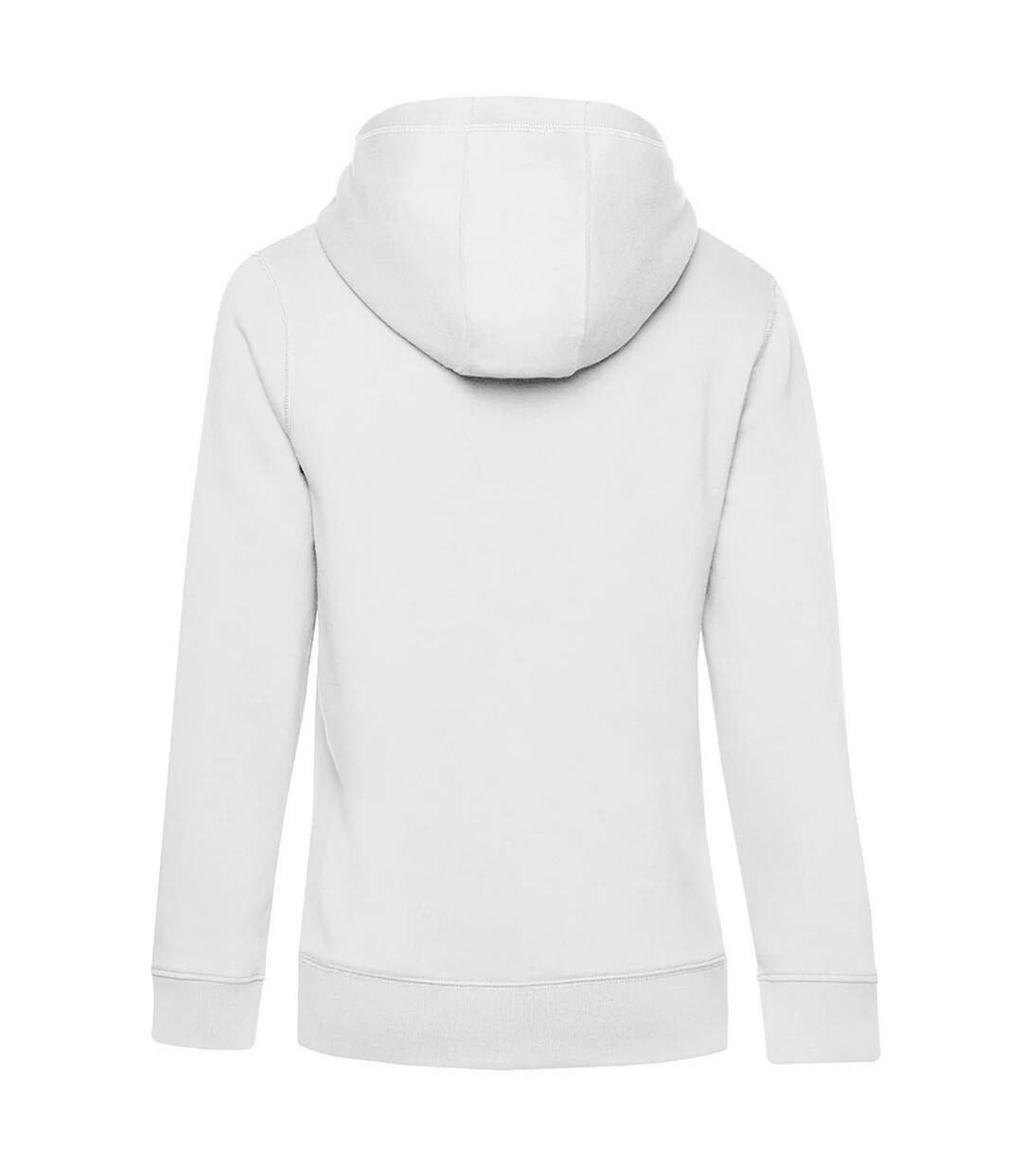 Sweat à capuche queen femme blanc B&C-2