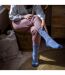 Ladies Extra Warm Fluffy Non Slip Thermal Slipper Socks-4