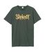 T-shirt Motif/style Slipknot Glowing Faces Adulte Charbon Amplified-1