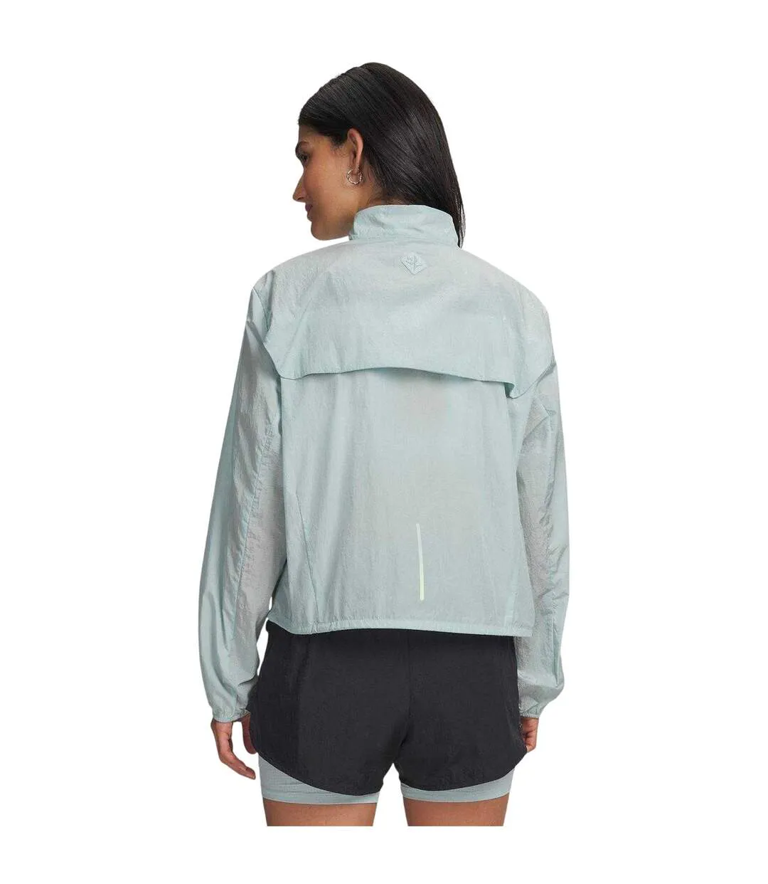 Veste Trail Run Femme Bleu Vert Under Armour-2