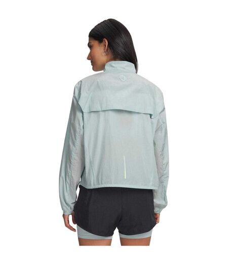 Veste Trail Run Femme Bleu Vert Under Armour