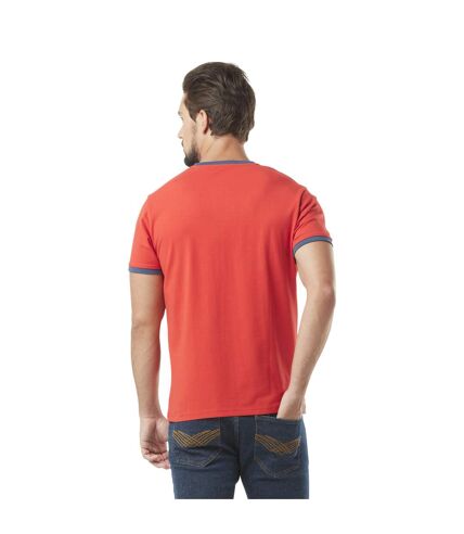 T-shit homme stretch en col V en contraste Blast Vondutch