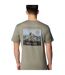 T-shirt Motif/style Imprimé Au Dos Kwick Homme Vert-gris Pâle Columbia-3