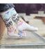 Chaussettes ras du cou pour hommes avec graffitis de rue-5