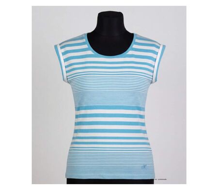 MAYFLOWER DARLING1 - Tee-shirt rayé bleu : le confort stretch absolu