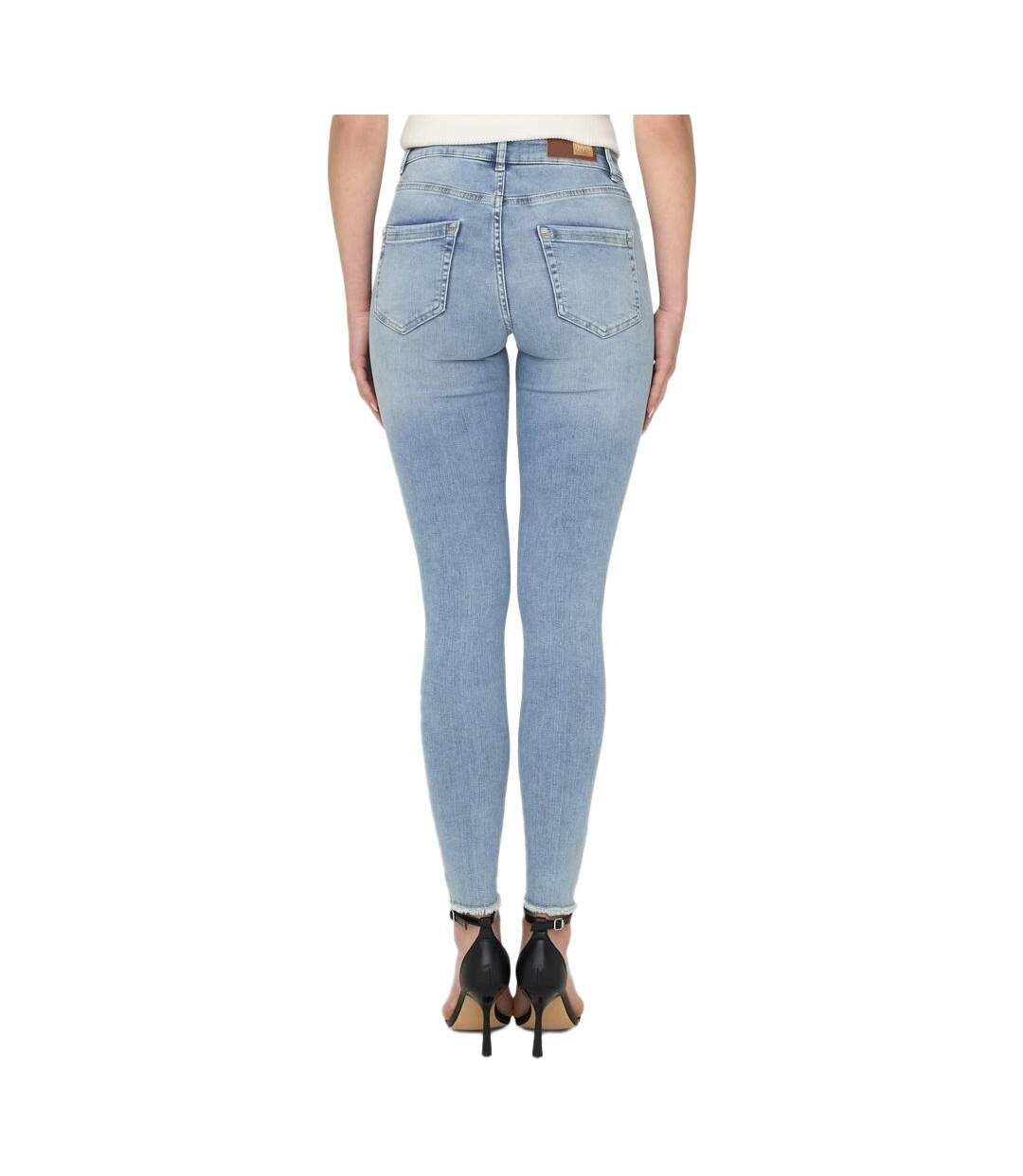 Jean slim bleu clair femme only blush-2