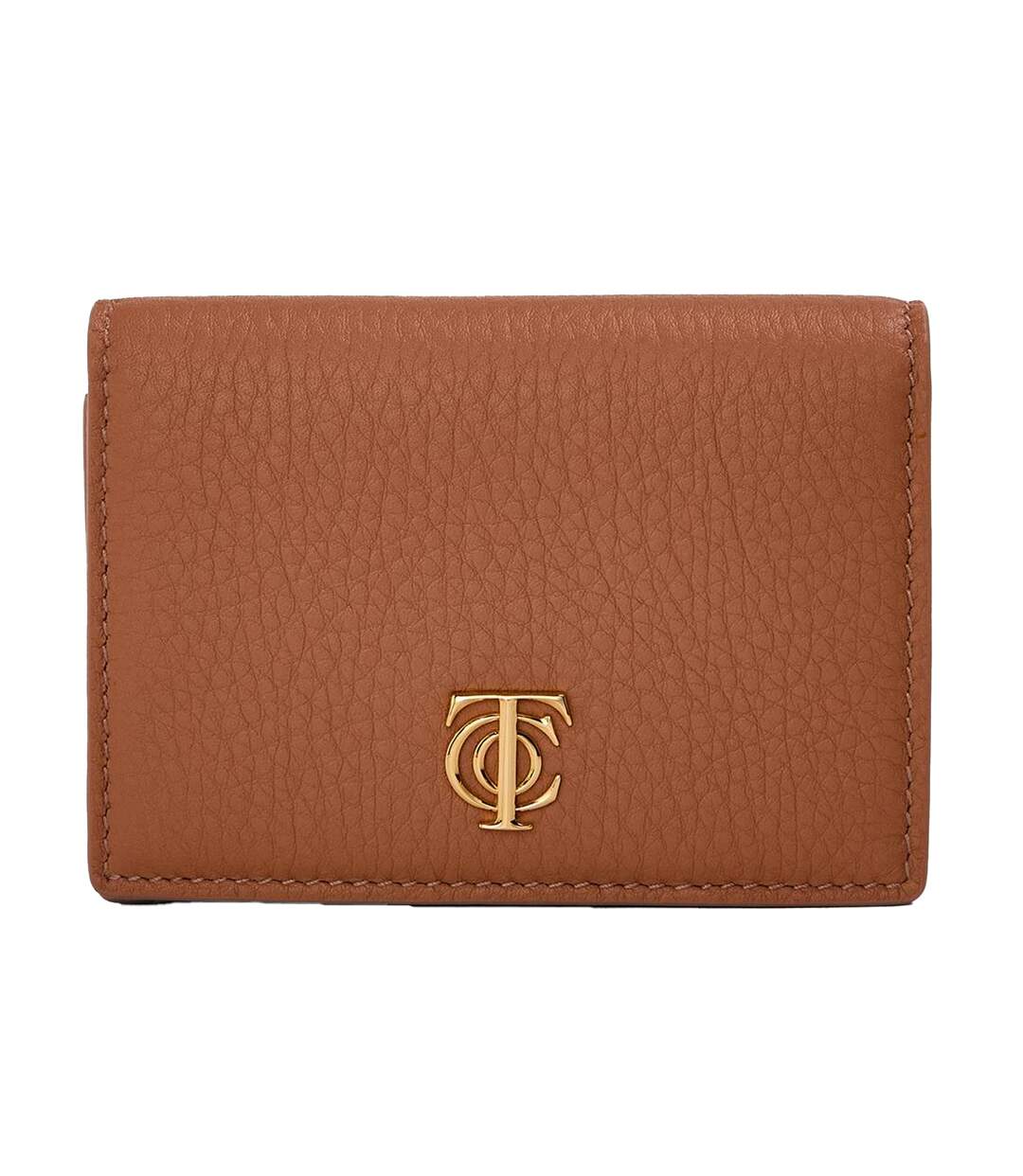 Leather Card Holder One Size Clay Tiffany & Co-1