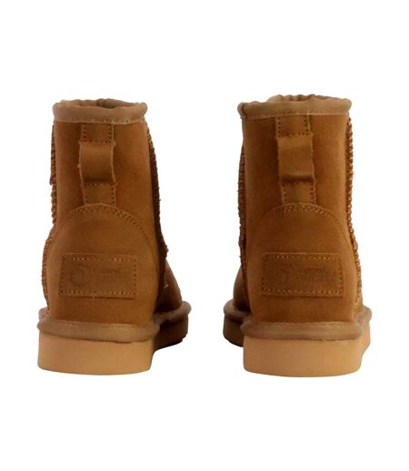 Bottines Chausson Cuir Natural World Bota Alta Merino