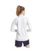 Womens/ladies Team Gb Performance Quarter Zip Tracksuit Top White Adidas-2