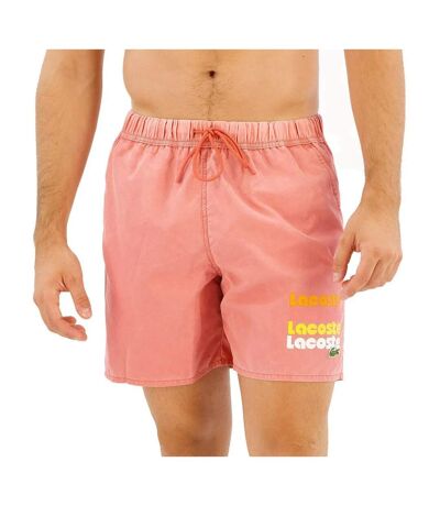 Shorts de bain rose homme lacoste effet - xl