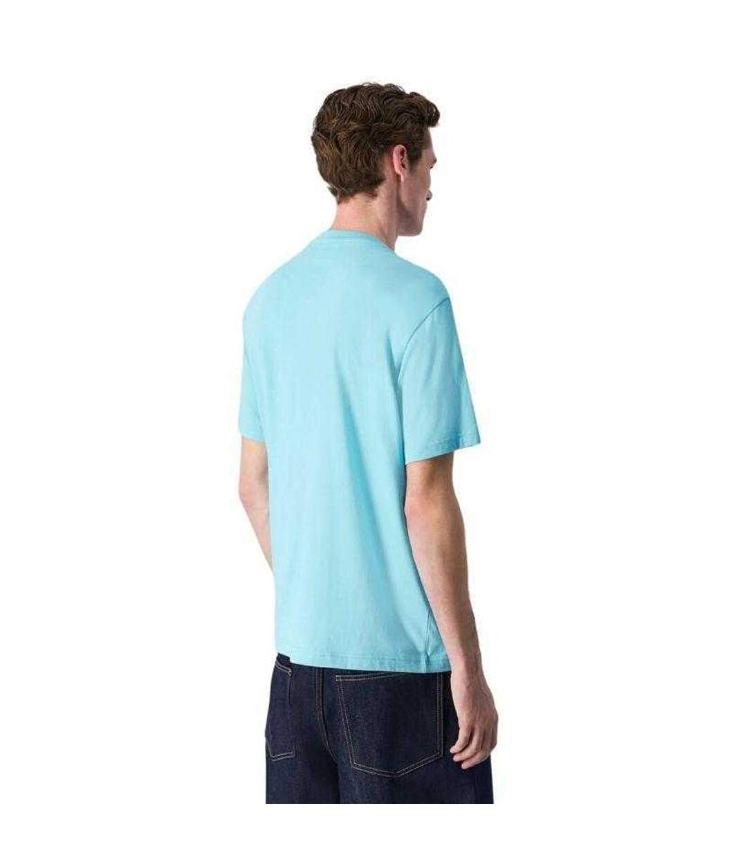 T-shirt Motif/style Logo Homme Bleu Champion-3
