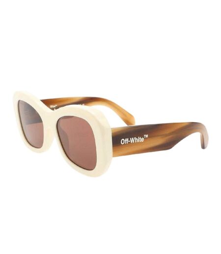 Mens Pablo Everyday Sunglasses One Size White Brown Off White