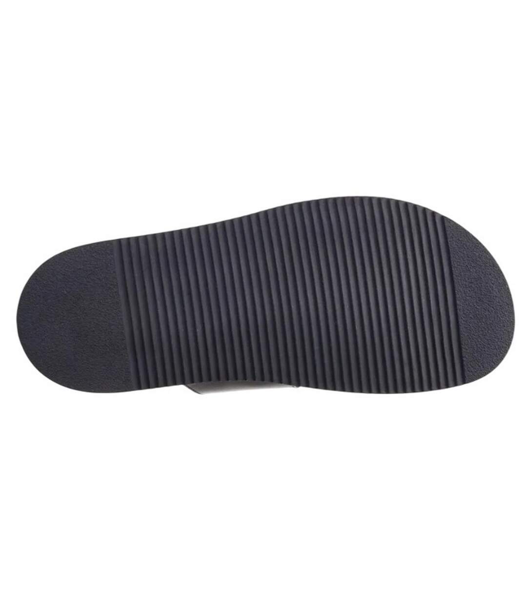 Mens Maven Leather Sandals Black Base London-4