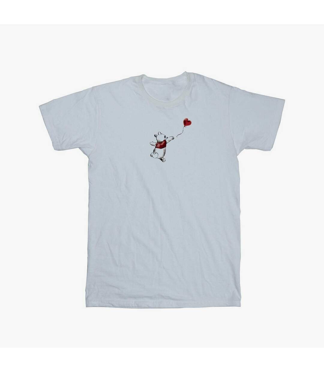 Disney Femme/Les femmes Winnie The Pooh Balloon Cotton Boyfriend T-Shirt (Blanc) - UTBI47423-1