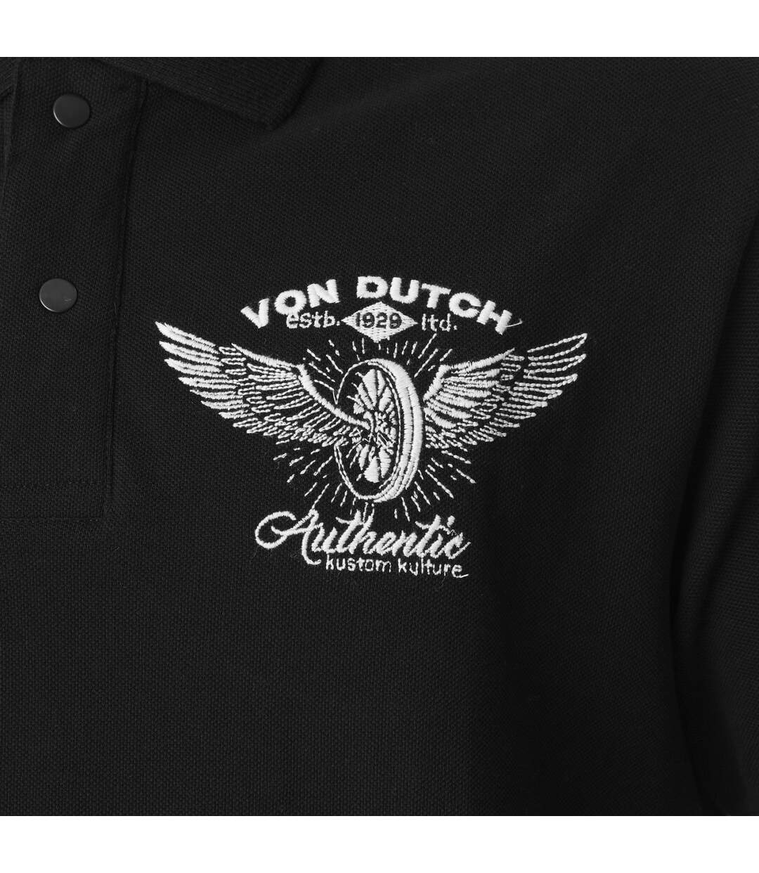 Polo homme avec logo et badges en coton Club Vondutch-5