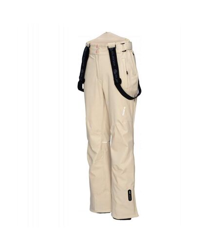 Pantalon De Ski Boreta Femme Blanc Cassé Corail Rose Pâle Iguana