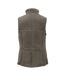 Womens/ladies gilly sheepskin gilet dark vizon Eastern Counties Leather