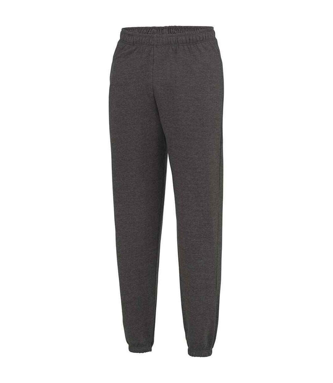 Pantalon de jogging college homme charbon Awdis-1