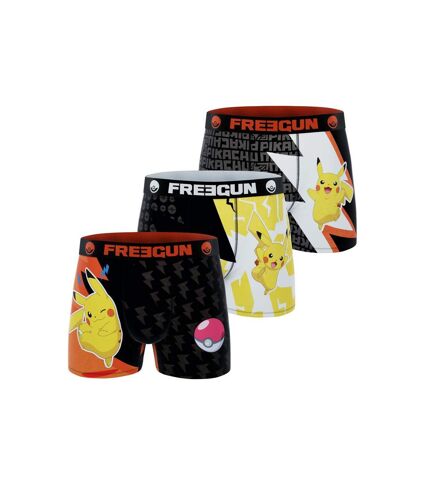 Lot de 3 boxers homme Pokémon Freegun