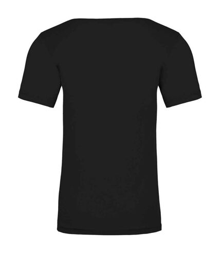 Mens tri-blend crew neck t-shirt black Next Level