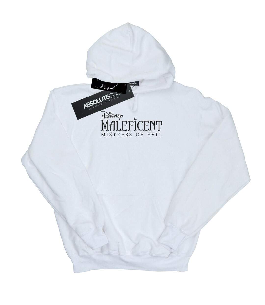 Disney - Sweat à capuche MALEFICENT MISTRESS OF EVIL LOGO - Femme (Blanc) - UTBI10522-1