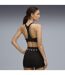 Womens/ladies Hyrox Shapeluxe Sports Bra Black Puma-4