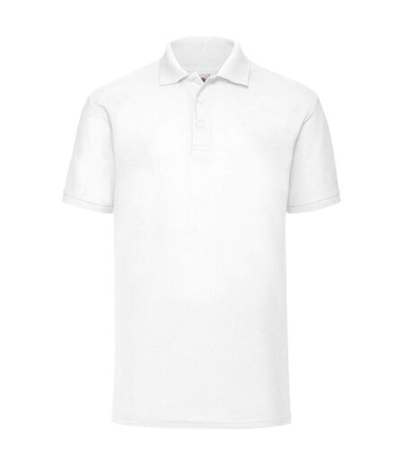 Polo à manches courtes  pour homme blanc Fruit of the Loom