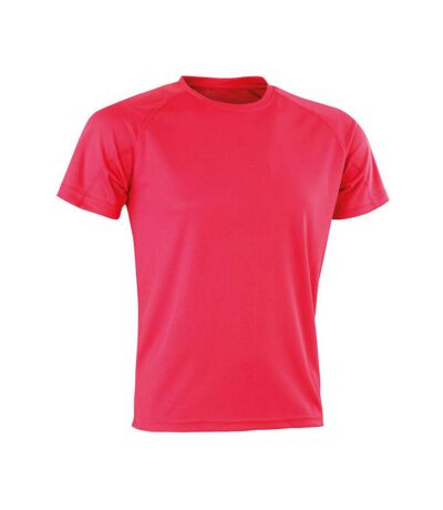 T-shirt impact aircool homme rose fluo Spiro