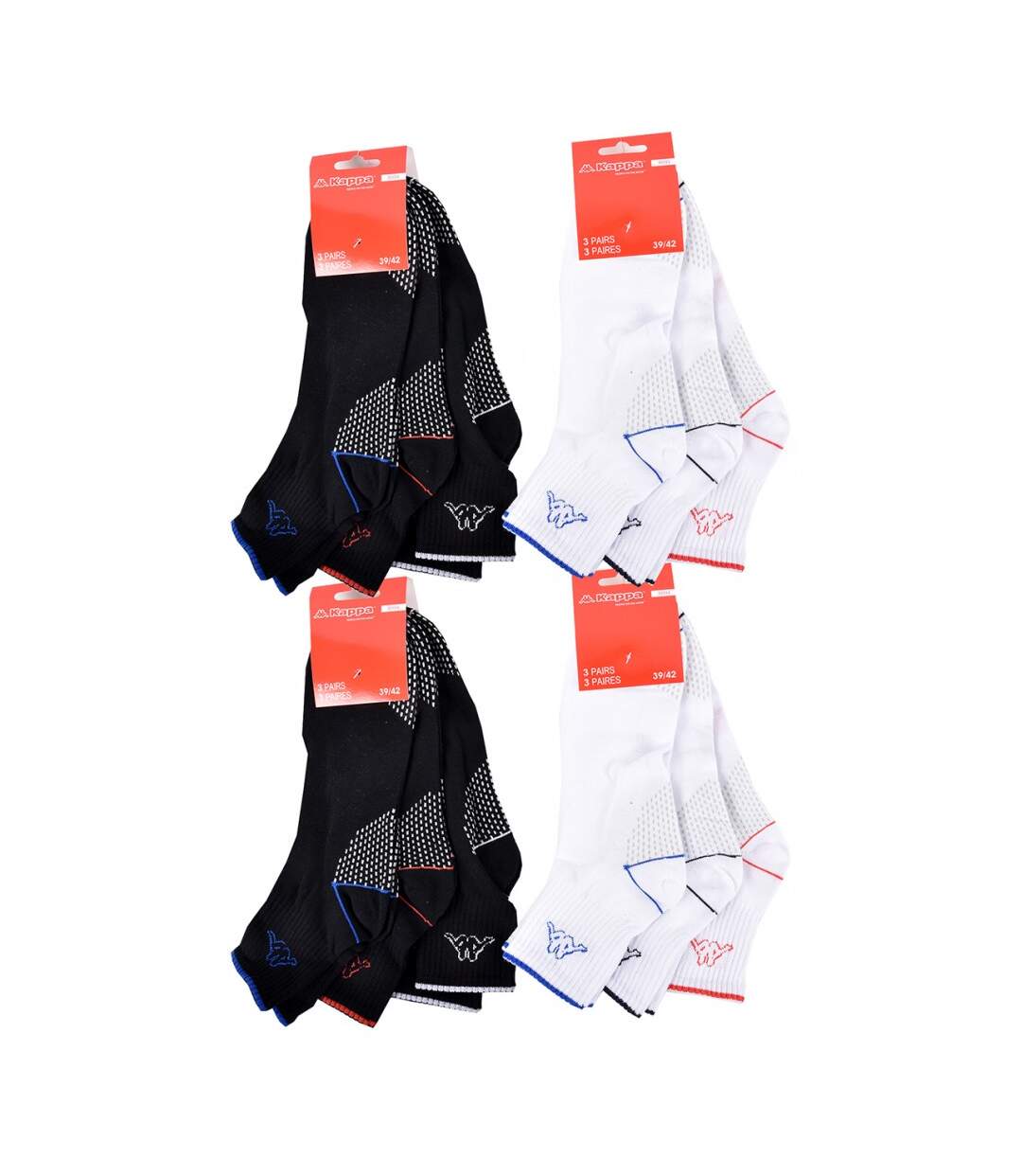 Chaussettes Homme QUARTER KAPPA - Pack de 12-3