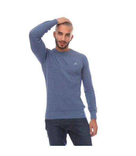 Sweat neps homme bleu Gant