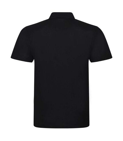 PRO RTX Mens Pro Polyester Polo Shirt (Black)