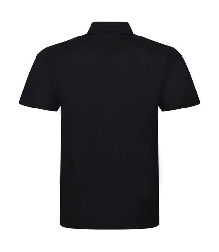 PRO RTX Mens Pro Polyester Polo Shirt (Black)