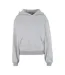 Womens/ladies Loose Fit Hoodie Heather Grey Build Your Brand-2