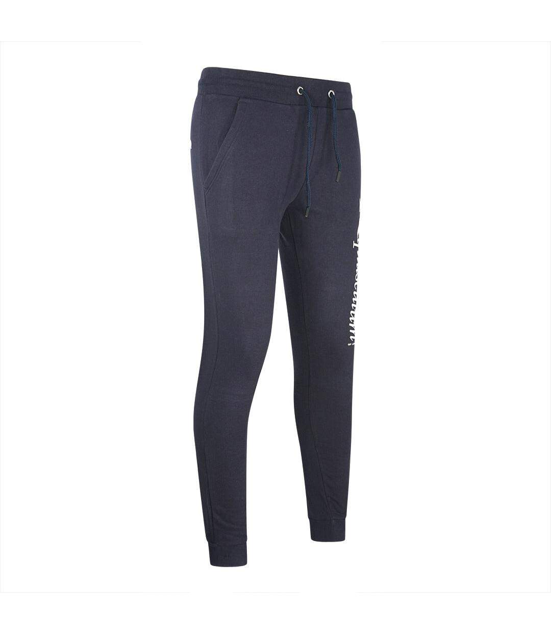 Pantalon De Jogging Motif/style Logo Adulte Bleu Marine Aquascutum-3