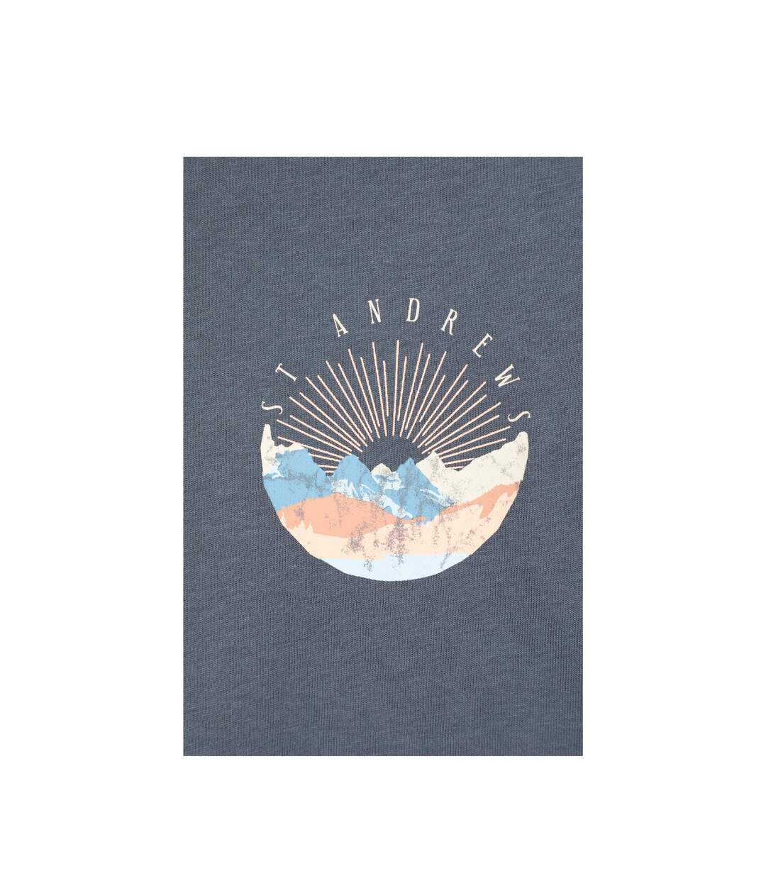 Womens/ladies St Andrews T-shirt Dark Blue Mountain Warehouse-4
