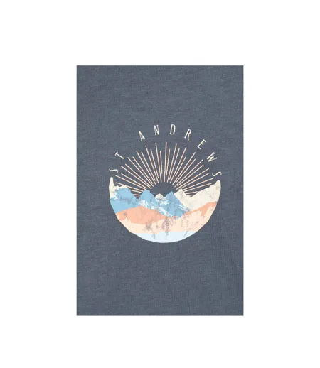 Womens/ladies St Andrews T-shirt Dark Blue Mountain Warehouse