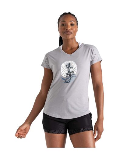 T-shirt calm femme gris cendre Regatta