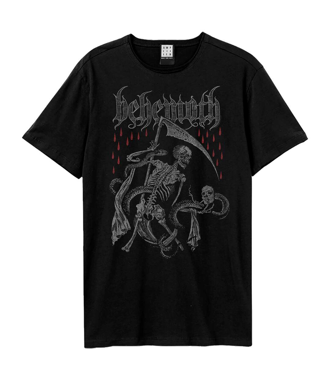 Unisex adult death entity behemoth t-shirt black Amplified-1