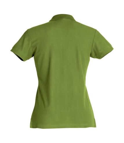 Clique Womens/Ladies Plain Polo Shirt (Army Green)