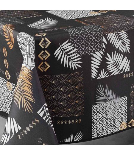 Nappe Imprimée Olenna 150x300cm Noir