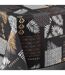 Nappe Imprimée Olenna 150x300cm Noir-2