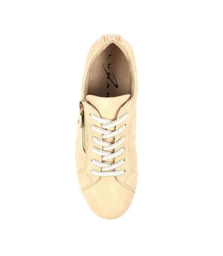 Baskets athens femme beige pâle Lunar